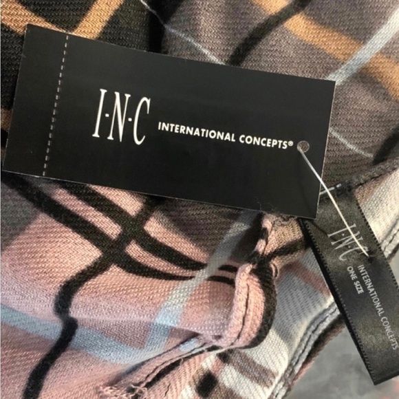 Inc International Concepts beautiful and large multi colored scarf. NWT - Picture 7 of 8